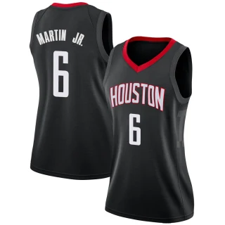 Women's Kenyon Martin Jr. Houston Rockets Black Swingman Jersey - Statement Edition