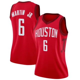 Women's Kenyon Martin Jr. Houston Rockets Red Swingman 2018/19 Jersey - Earned Edition