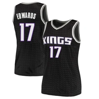Women's Kessler Edwards Sacramento Kings Black Swingman Jersey - Statement Edition