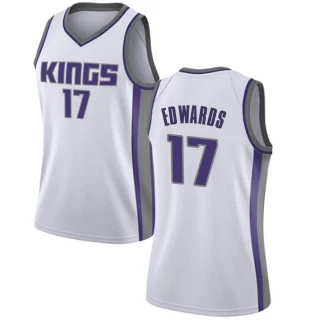 Women's Kessler Edwards Sacramento Kings White Swingman Jersey - Association Edition