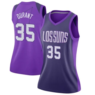 Women's Kevin Durant Phoenix Suns Purple Swingman Jersey - City Edition