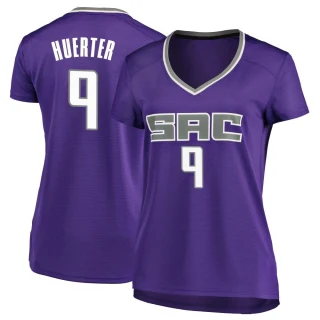Women's Kevin Huerter Sacramento Kings Purple Fast Break Jersey - Icon Edition
