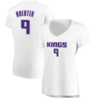 Women's Kevin Huerter Sacramento Kings White Fast Break Jersey - Association Edition
