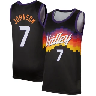 Women's Kevin Johnson Phoenix Suns Black Swingman 2020/21 City Edition Jersey