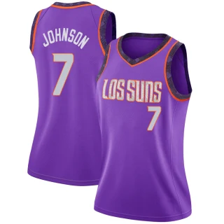 Women's Kevin Johnson Phoenix Suns Purple Swingman 2018/19 Jersey - City Edition