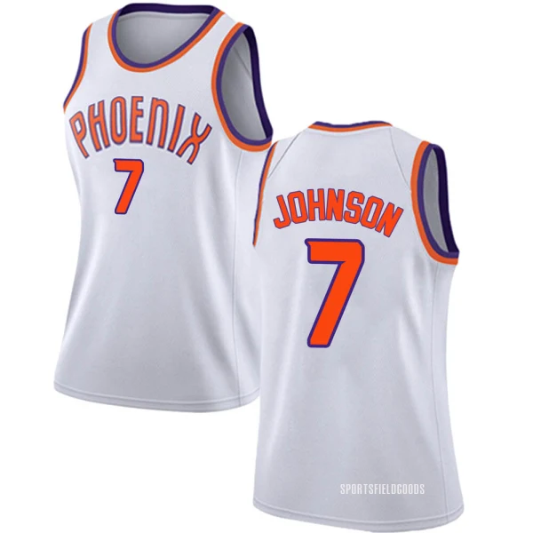 Women's Kevin Johnson Phoenix Suns White Swingman Jersey - Association Edition