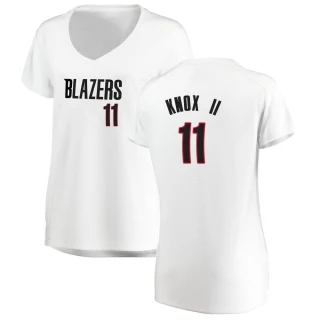 Women's Kevin Knox II Portland Trail Blazers White Fast Break Jersey - Association Edition