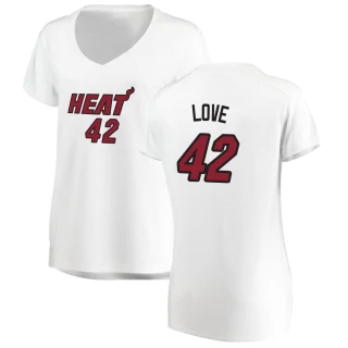 Women's Kevin Love Miami Heat White Fast Break Jersey - Association Edition