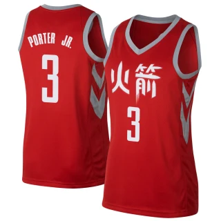 Women's Kevin Porter Jr. Houston Rockets Red Swingman Jersey - City Edition