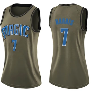 Women's Kevon Harris Orlando Magic Green Swingman Salute to Service Jersey