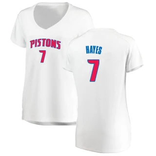 Women's Killian Hayes Detroit Pistons White Fast Break Jersey - Association Edition