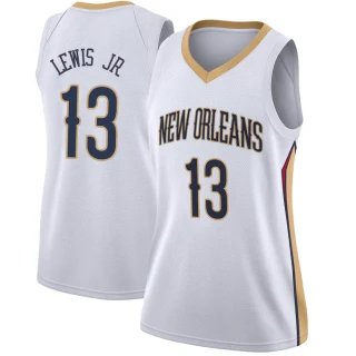 Women's Kira Lewis Jr. New Orleans Pelicans White Swingman Jersey - Association Edition