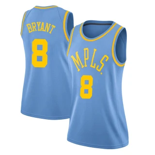 Women's Kobe Bryant Los Angeles Lakers Blue Swingman Hardwood Classics Jersey