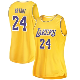 Women's Kobe Bryant Los Angeles Lakers Gold Swingman 2018/19 Jersey - Icon Edition