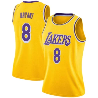 Women's Kobe Bryant Los Angeles Lakers Gold Swingman 2018/19 Jersey - Icon Edition