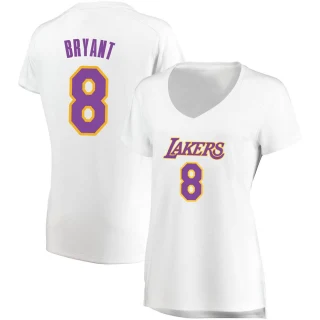 Women's Kobe Bryant Los Angeles Lakers White Fast Break Jersey - Association Edition