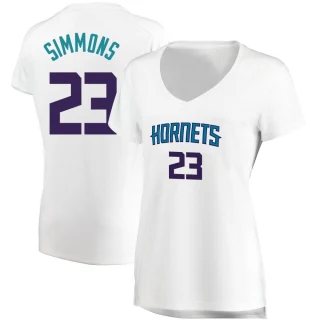 Women's Kobi Simmons Charlotte Hornets White Fast Break Jersey - Association Edition