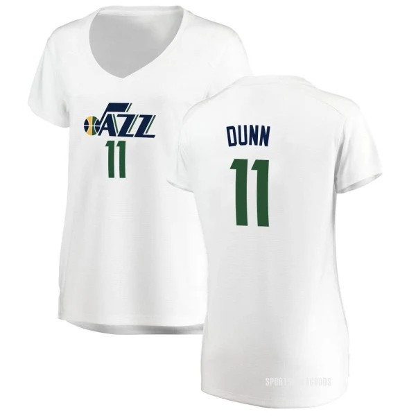 Women's Kris Dunn Utah Jazz White Fast Break Jersey - Association Edition