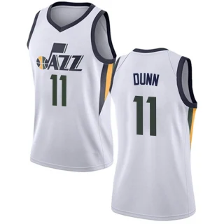 Women's Kris Dunn Utah Jazz White Swingman Jersey - Association Edition