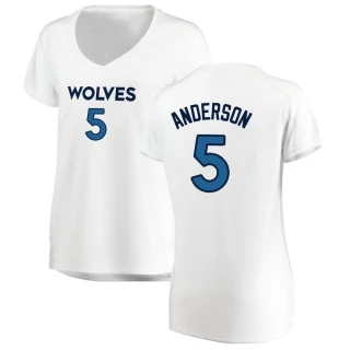Women's Kyle Anderson Minnesota Timberwolves White Fast Break Jersey - Association Edition