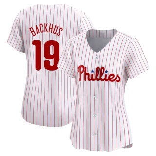 Women's Kyle Backhus Philadelphia Phillies White Limited Home Jersey
