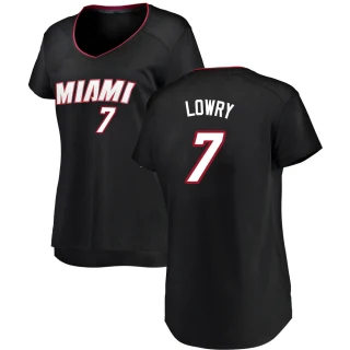 Women's Kyle Lowry Miami Heat Black Fast Break Jersey - Icon Edition