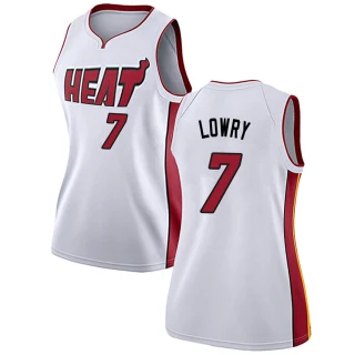 Women's Kyle Lowry Miami Heat White Swingman Jersey - Association Edition