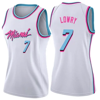 Women's Kyle Lowry Miami Heat White Swingman Jersey - City Edition