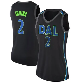 Women's Kyrie Irving Dallas Mavericks Black Swingman Jersey - City Edition