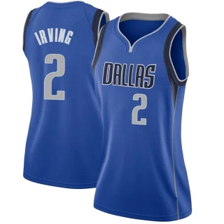Women's Kyrie Irving Dallas Mavericks Royal Swingman Jersey - Icon Edition