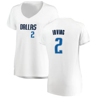 Women's Kyrie Irving Dallas Mavericks White Fast Break Jersey - Association Edition