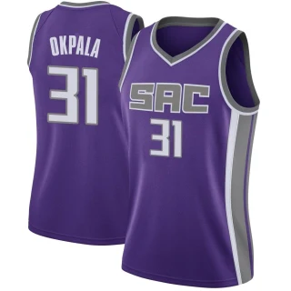 Women's KZ Okpala Sacramento Kings Purple Swingman Jersey - Icon Edition