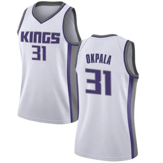 Women's KZ Okpala Sacramento Kings White Swingman Jersey - Association Edition
