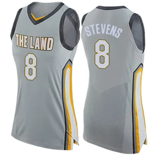 Women's Lamar Stevens Cleveland Cavaliers Gray Swingman Jersey - City Edition