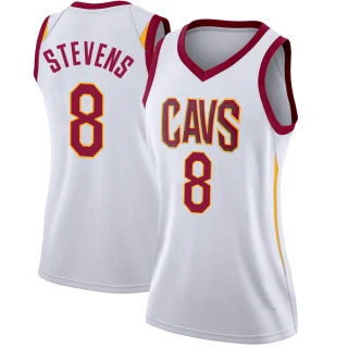 Women's Lamar Stevens Cleveland Cavaliers White Swingman Jersey - Association Edition