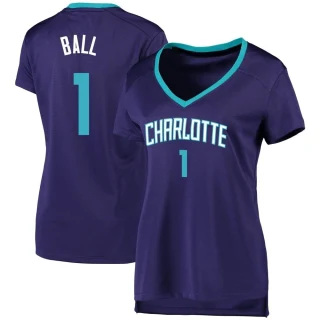 Women's LaMelo Ball Charlotte Hornets Purple Fast Break Jersey - Statement Edition