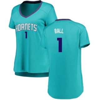 Women's LaMelo Ball Charlotte Hornets Teal Fast Break Fanatics Brand Jersey - Icon Edition