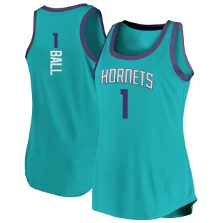 Women's LaMelo Ball Charlotte Hornets Teal Fast Break Tank Jersey - Icon Edition