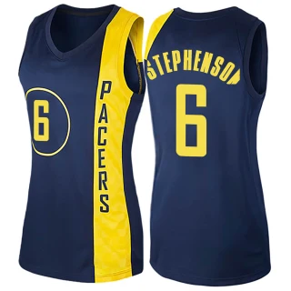 Women's Lance Stephenson Indiana Pacers Navy Blue Swingman Jersey - City Edition