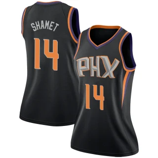 Women's Landry Shamet Phoenix Suns Black Swingman Jersey - Statement Edition