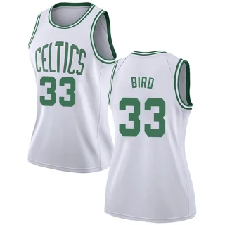 Women's Larry Bird Boston Celtics White Swingman Jersey - Association Edition