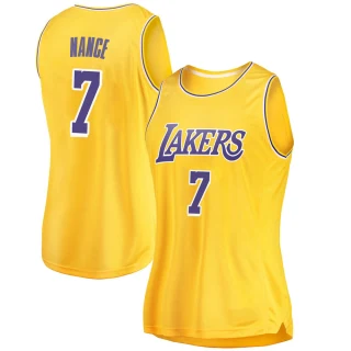 Women's Larry Nance Los Angeles Lakers Gold Swingman 2018/19 Jersey - Icon Edition