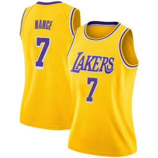 Women's Larry Nance Los Angeles Lakers Gold Swingman 2018/19 Jersey - Icon Edition