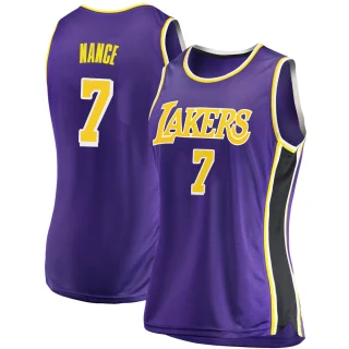 Women's Larry Nance Los Angeles Lakers Purple Swingman 2018/19 Jersey - Statement Edition