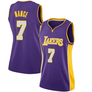 Women's Larry Nance Los Angeles Lakers Purple Swingman Jersey - Statement Edition