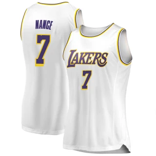 Women's Larry Nance Los Angeles Lakers White Swingman 2018/19 Jersey - Association Edition