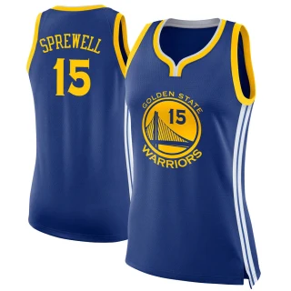 Women's Latrell Sprewell Golden State Warriors Blue Swingman Jersey - Icon Edition