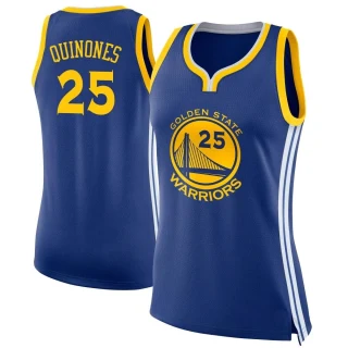 Women's Lester Quinones Golden State Warriors Blue Swingman Jersey - Icon Edition