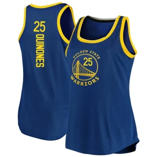 Women's Lester Quinones Golden State Warriors Gold Fast Break Royal 2019/20 Tank Jersey - Icon Edition