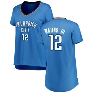 Women's Lindy Waters III Oklahoma City Thunder Blue Fast Break Replica Jersey - Icon Edition